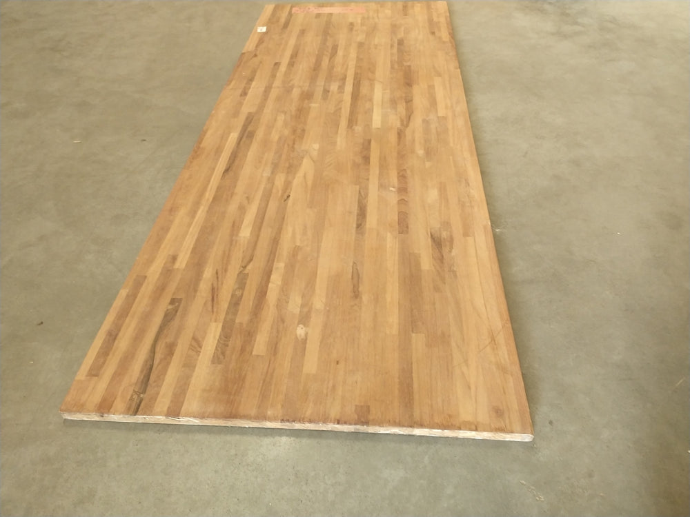 Tablette Teck Lamellée-collée - 1520 x 600 x 18 mm — vue 3