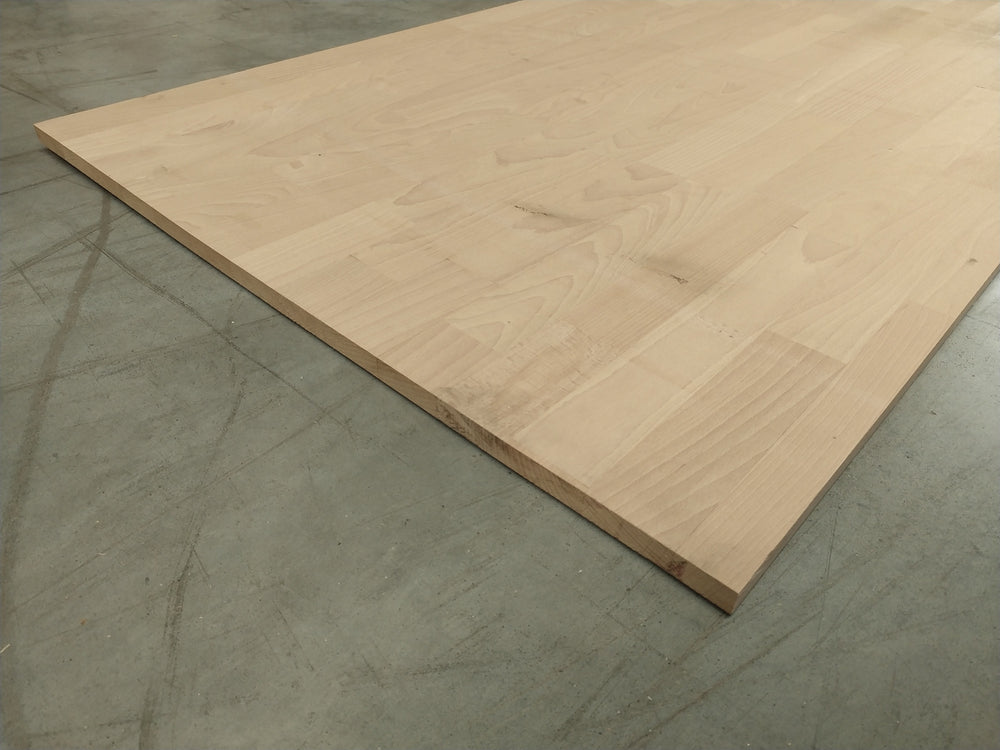 Plateau Hêtre -  lamellé-collé abouté - 3000 x 870 x 20 mm