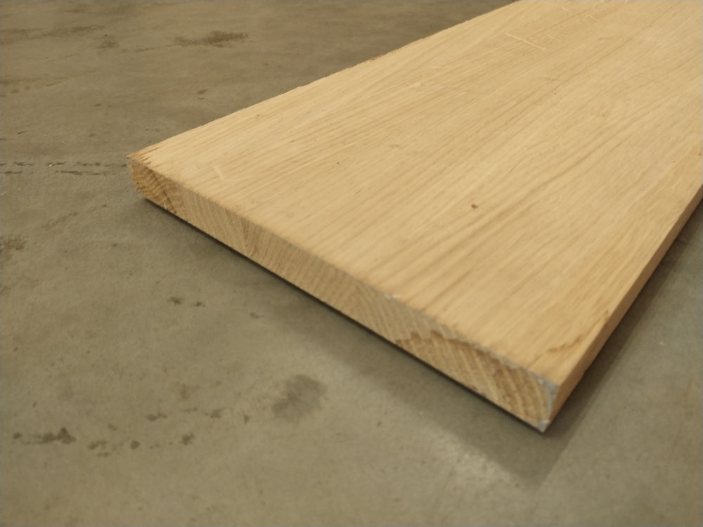 Planche chêne âme pleine - lamellé-collé - 2500 x 215 x 20 mm