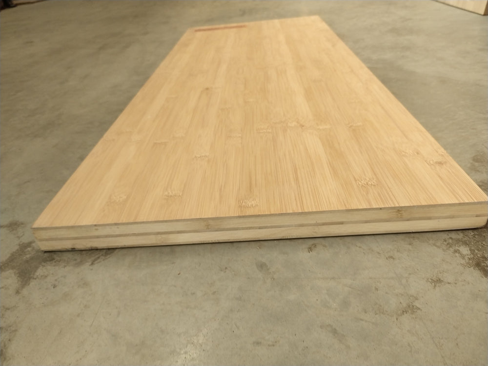 Plan de travail Bambou pré-huilé - lamellé collé - 1200 x 490 x 36 mm — vue 2
