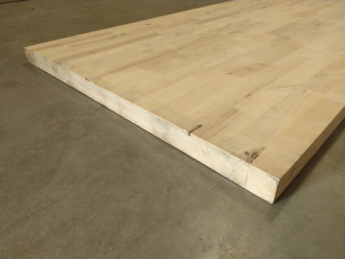 Plan de travail bouleau lamellé-collé - 2500 x 650 x 36 mm
