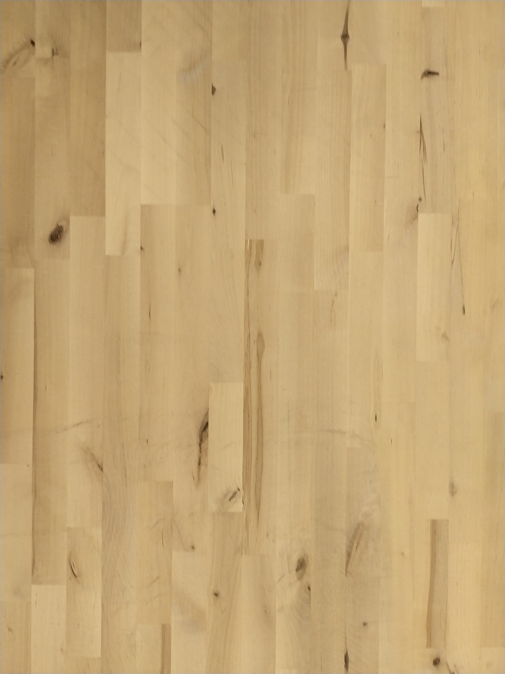 Plan de travail bouleau lamellé-collé - 2500 x 650 x 36 mm — vue 3