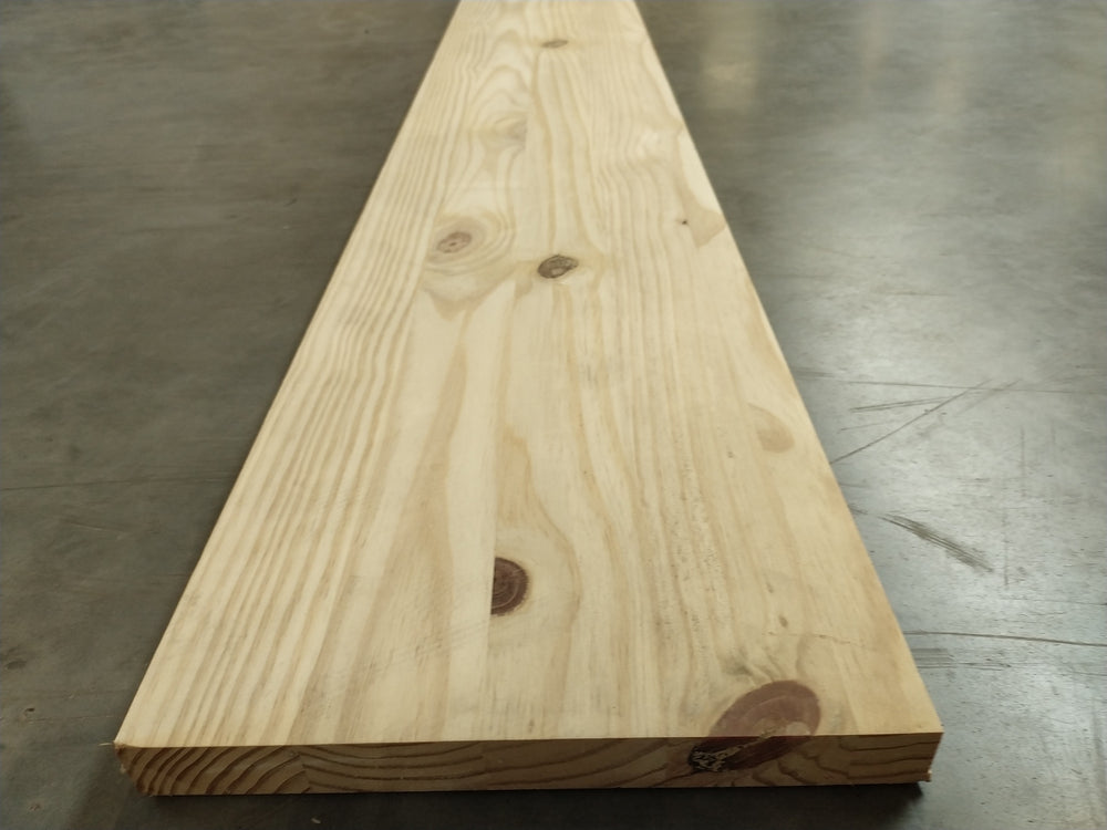 Plan de travail pin - 2000 x 300 x 35 mm — vue 2