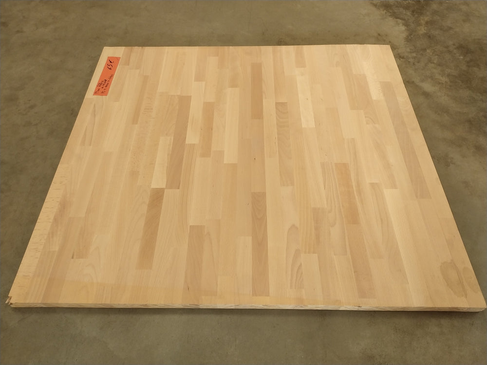 Plan de travail Hêtre - lamellé-collé - abouté 1100 x 1000 x 35 mm — vue 2