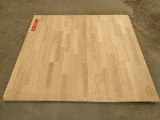 Plan de travail Hêtre - lamellé-collé - abouté 1100 x 1000 x 35 mm — vue 2