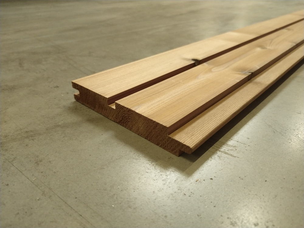 Bardage Epicea faux claire voie classe 3 Thermowood - 20x130 - L=4,8m