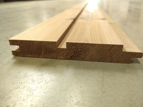 Bardage Epicea faux claire voie classe 3 Thermowood - 20x130 - L=3,57m