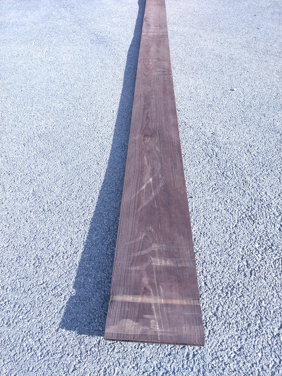 Planche de rive non rainurée pin classe 4 marron - 20x215 - L=4m