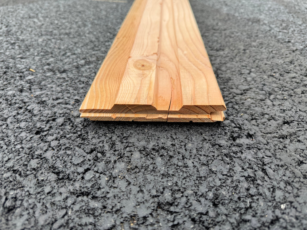 Bardage douglas naturel (profil vagueo) - 21x132 - L=4,0m (déclassé)