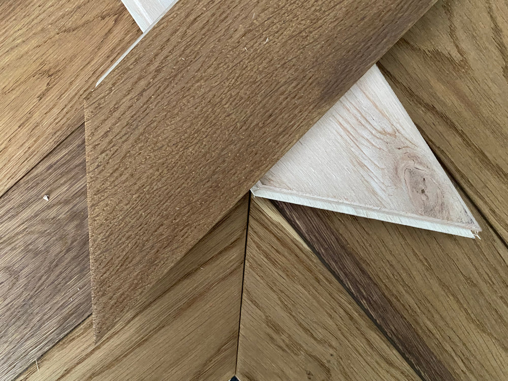 Parquet chêne authentique (PDH Diane) - 710 x 90 x 15mm - Paquet de 16 lames — vue 2