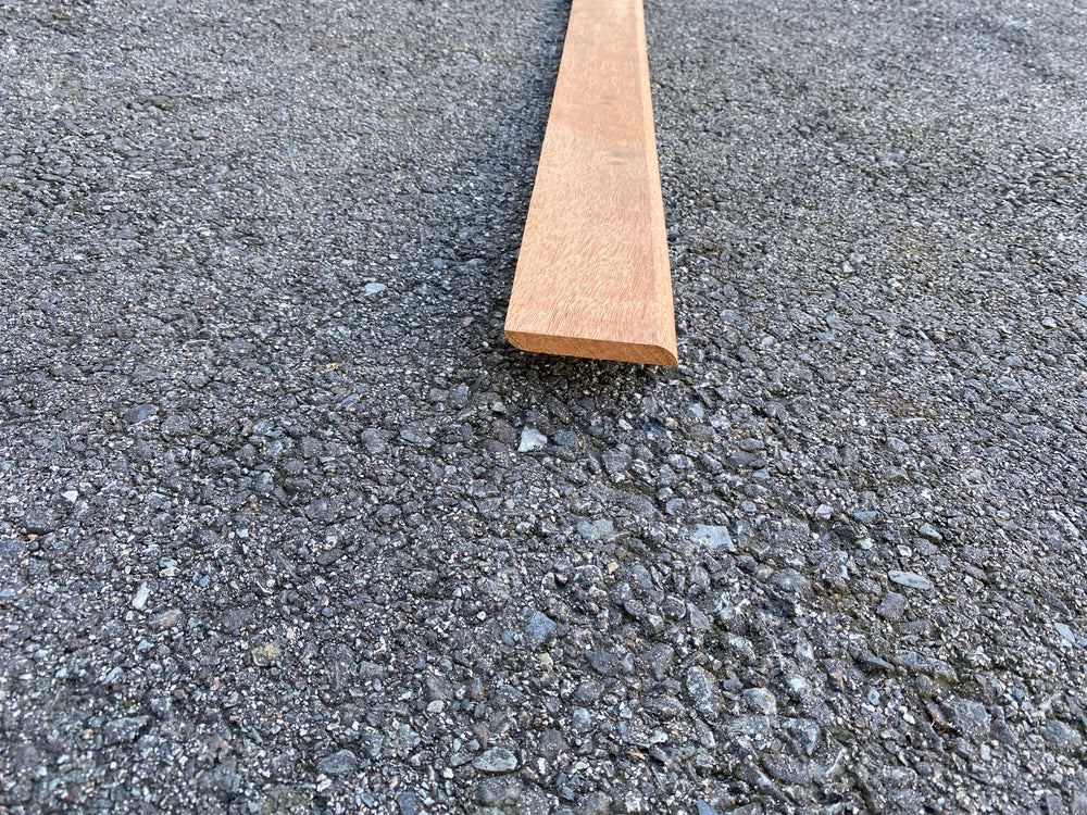 Plinthe merbau bois exo classe 4 - 10x75 - L=1,9m