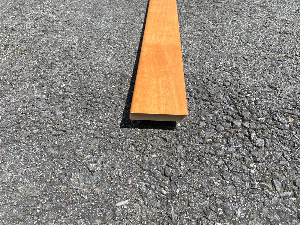 Plinthe pachyloba doussié bois exo classe 4 - 13x80 - L=2,2m