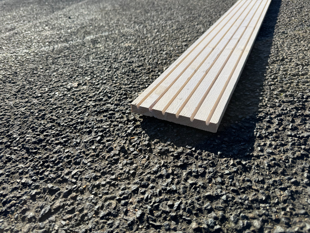 Planche pin classe 3.1 Blanc Neige - 18x150 - L=2,27