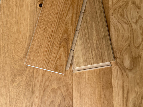 Contrecollé Home Scala Chêne - Verni Mat 2 chanfreins - 11(2,3) x 130 x 400-2200 (qualité Premier Bis)