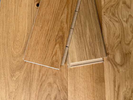 Contrecollé Home Scala Chêne - Verni Mat 2 chanfreins - 11(2,3) x 130 x 400-2200 (qualité Premier Bis) — vue 2