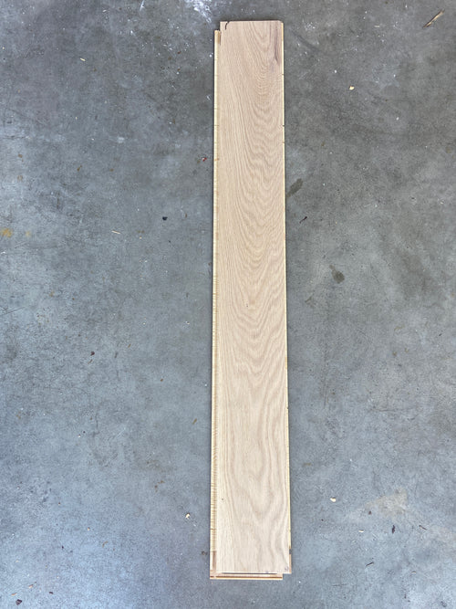 Parquet Contrecollé chêne 1 frise brossé, verni mat blanchi (déclassé)