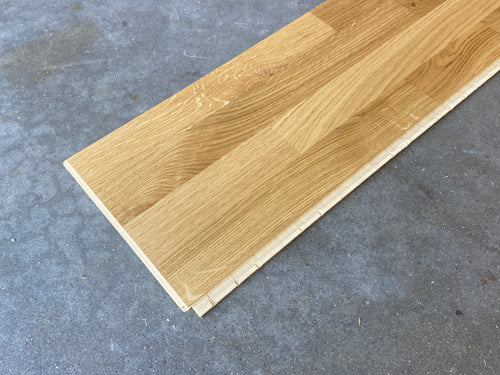 Parquet Contrecollé chêne 4 frises verni satiné (rustic)