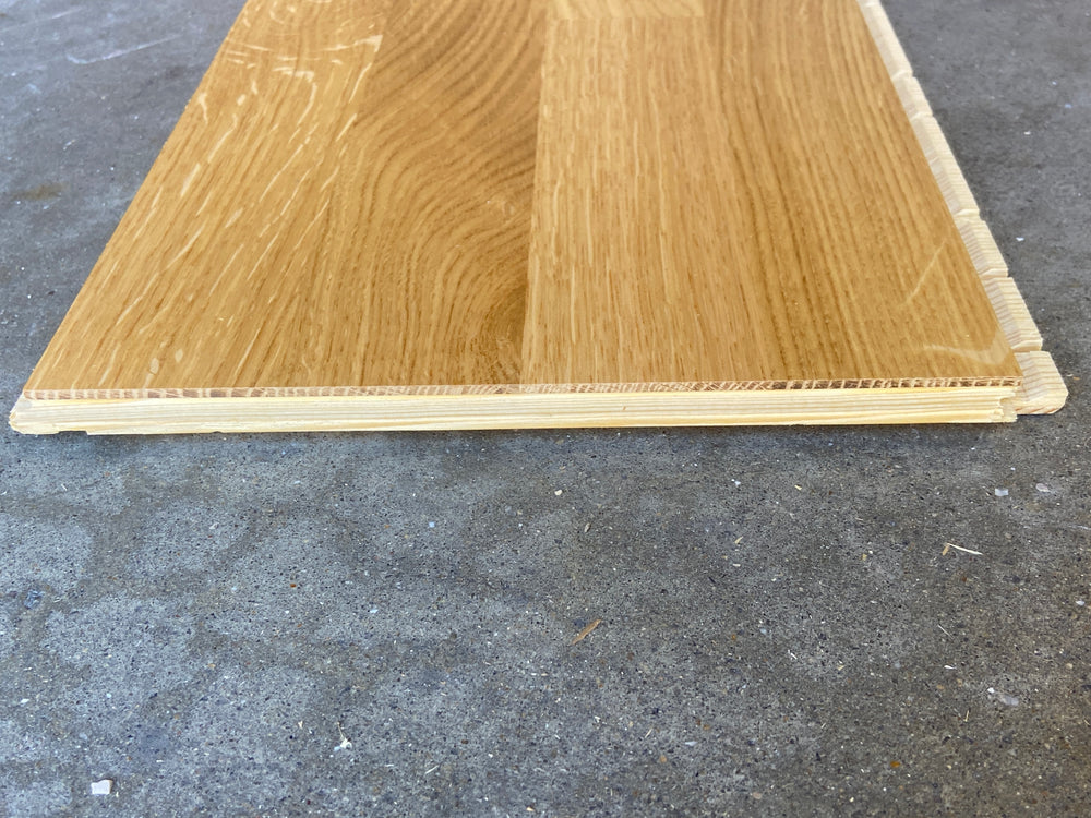 Parquet Contrecollé chêne 4 frises verni satiné (rustic)