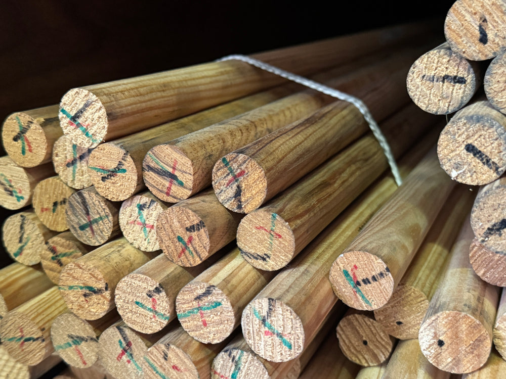 Baton rond pin maritime - 22x22 - L=2m