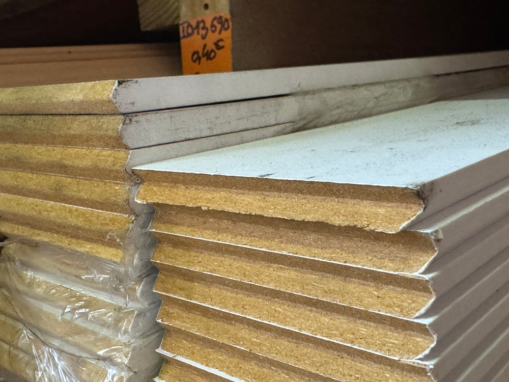 Plinthe MDF Blanc - 9x90 - L=2,2m