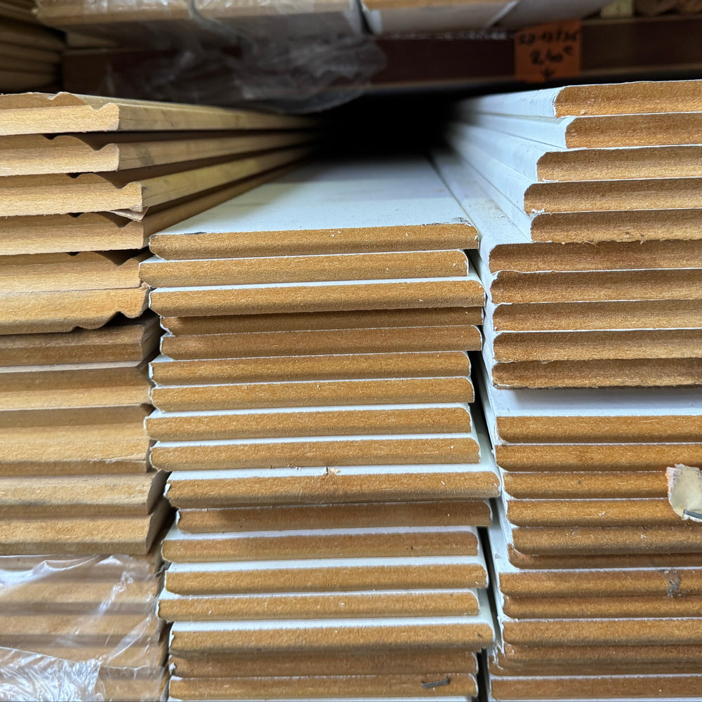 Plinthe MDF brut mouluré - 14x120 - L=2,4m
