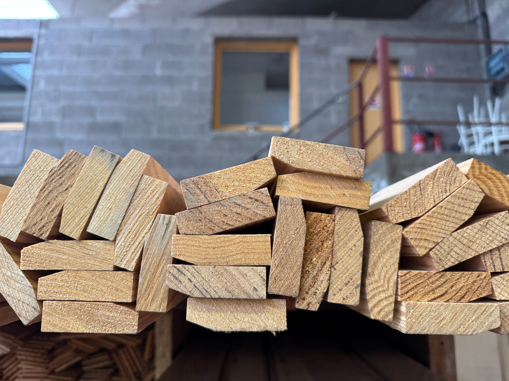 Socle de porte pin maritime - 17x55 - L=2,4m