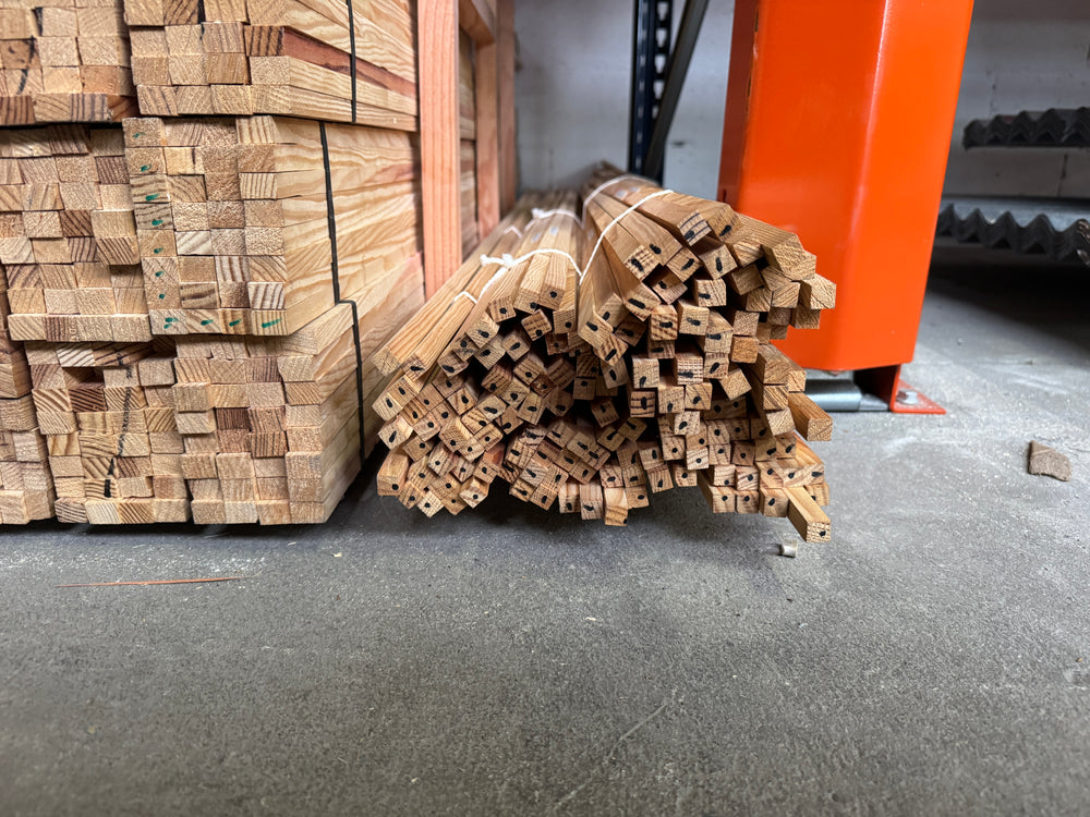 Tasseau pin maritime - 12x12 - L=2m