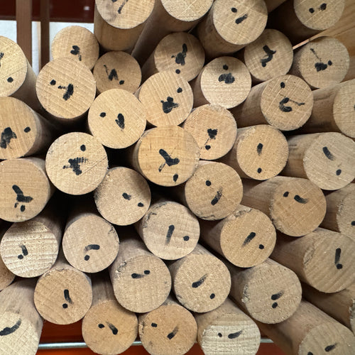 Tourillon hêtre - 30x30 - L=1m