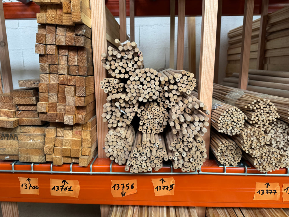 Tourillon hêtre - 10x10 - L=1m