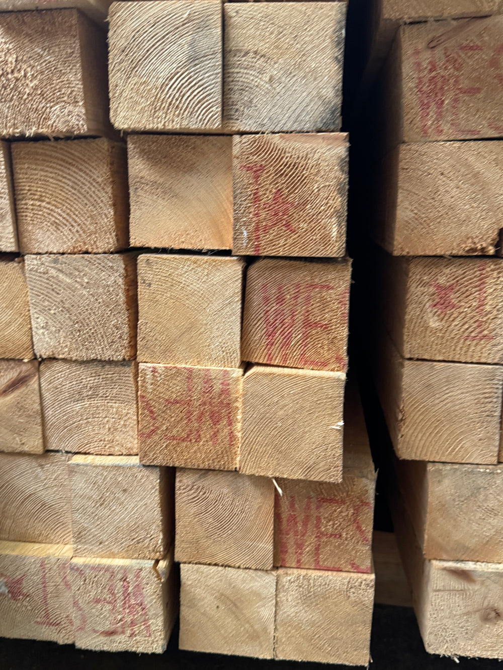 Tasseau sapin - 63x63 - L=2,4m