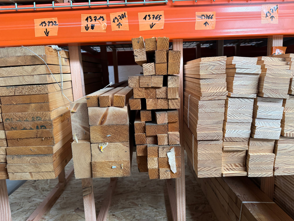 Tasseau sapin - 27x27 - L=1m