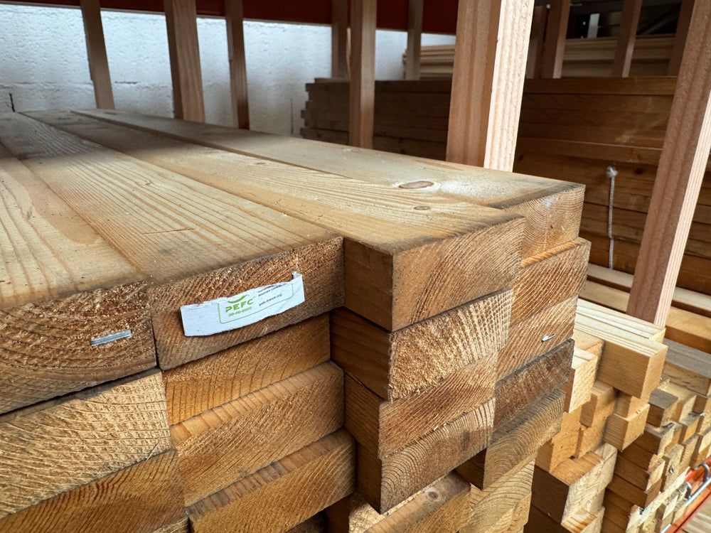 Chevron sapin - 27x67 - L=1m