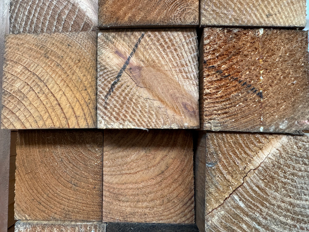 Tasseau sapin - 67x67 - L=1m