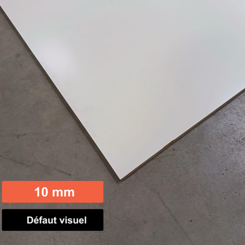 Contreplaqué Marine Okoumé filmé Blanc - 2500 x 1220 x 10 mm (défaut visuel)
