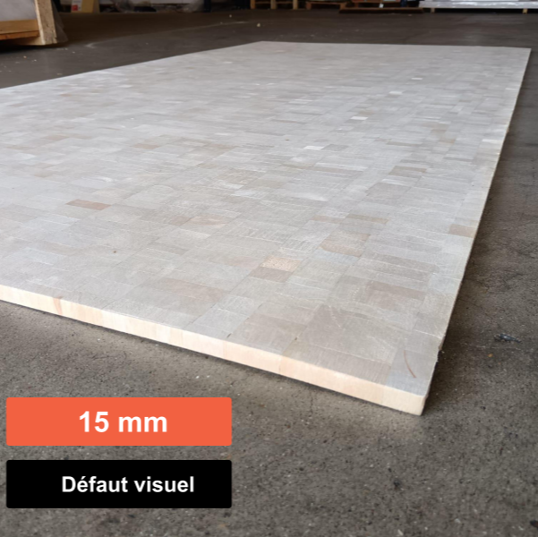 Contreplaqué Balsa - 2500 x 1260 x 15mm (défaut visuel)