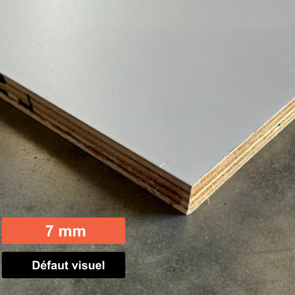 Contreplaqué Extérieur Okoumé laque satinée CTBX (Prime) - 2500 x 310 x 7 mm (défaut visuel)