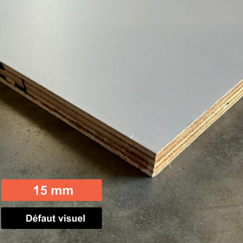 Contreplaqué Extérieur Okoumé laque satinée CTBX (Prime) - 1530 x 600 x 15 mm (défaut visuel)