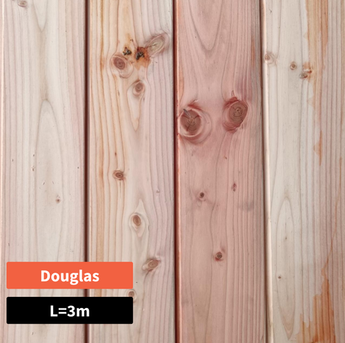Bardage douglas 2RL (profil Inca) - 20x125 - L=3,0m
