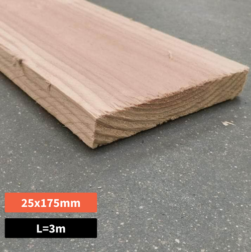 Planche douglas - 25x175 - L=3m