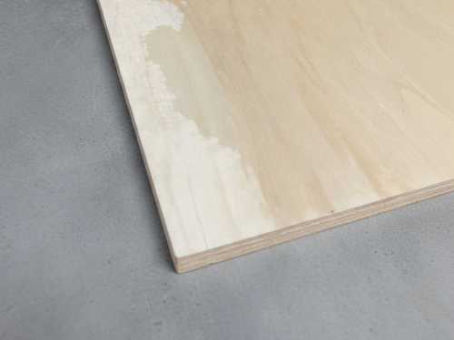 Contreplaqué 100% peuplier intumescent - 2500 x 1220 x 18 mm (défaut visuel)
