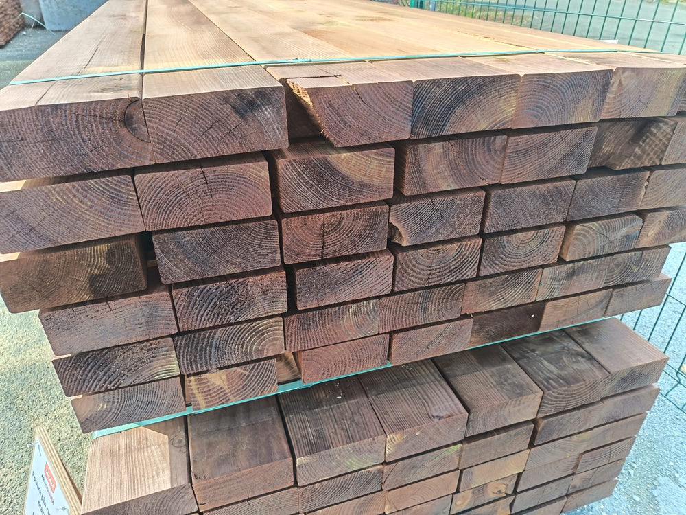 Poutre pin classe 4 marron - 68x145 - L=5m