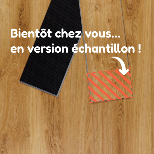 Echantillon de sol PVC clipsable chêne chaleureux