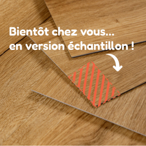 Echantillon de sol PVC adhésif Chêne