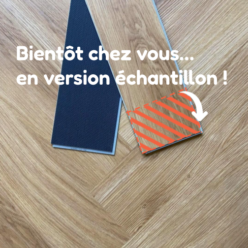 Echantillon de sol PVC clipsable Baton Rompu chêne Chaleureux