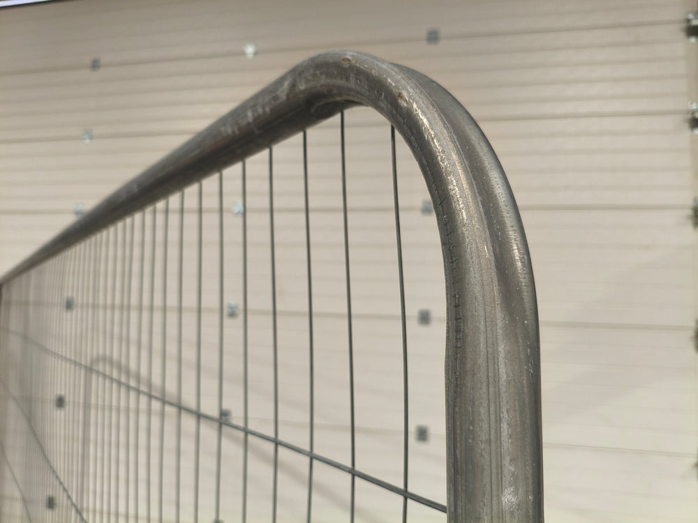 Clôture de chantier acier galvanisé - 3500 x 2000 mm - BATISEC Arrondie renforcée — vue 2