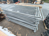 Clôture de chantier acier galvanisé - 3500 x 2000 mm - BATISEC Arrondie renforcée — vue 5