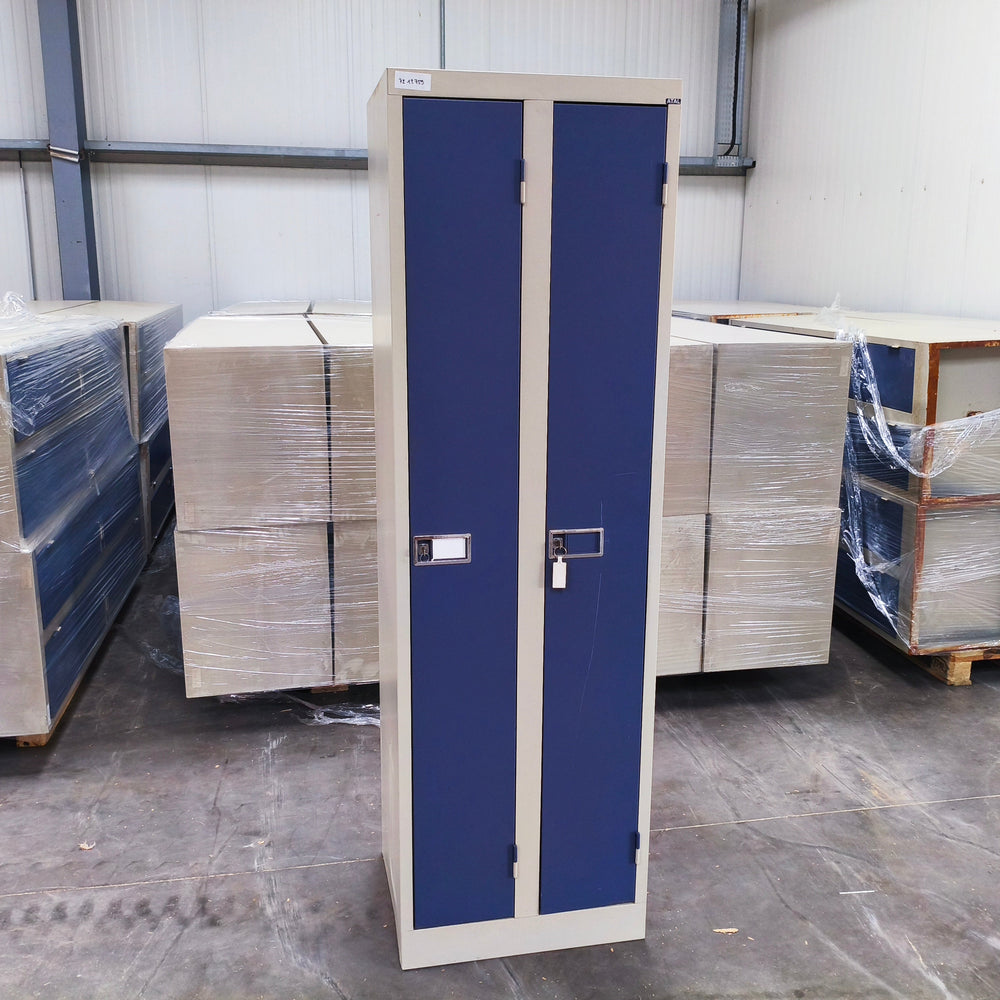 Vestiaire double 2 penderies acier  - 1980 x 600 x 500 mm