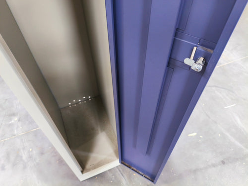 Vestiaire double 2 penderies acier  - 1980 x 600 x 500 mm