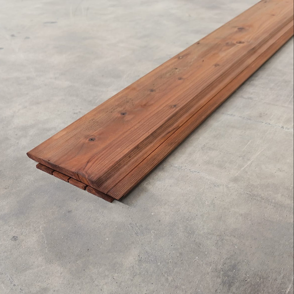 Bardage épicéa traité classe 3 brun - 21x120 - L=4,2m