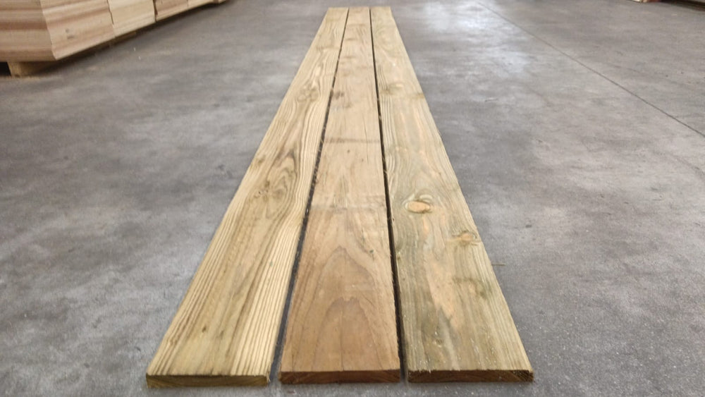 Planche Douglas classe 3 vert - 18x150 - L=4m